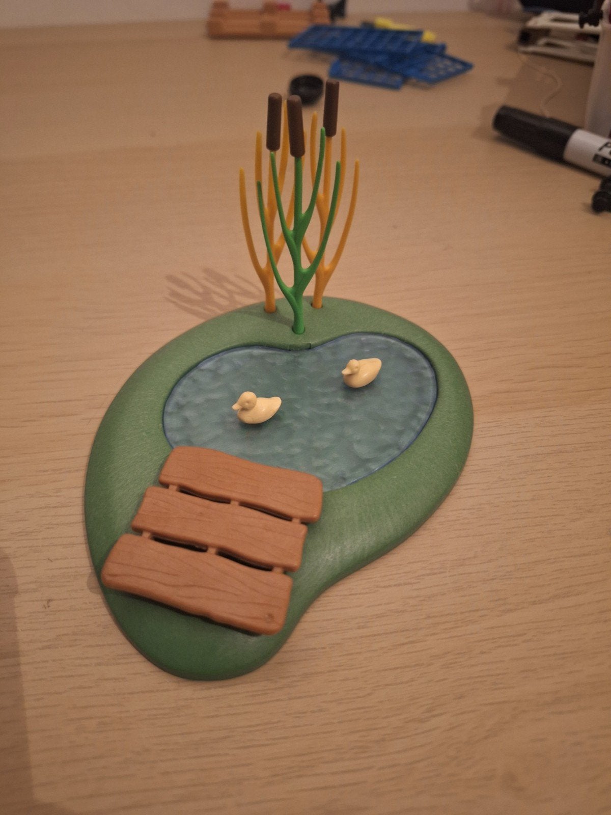 Playmobil eendenvijver met eendjes en riet, Ophalen of Verzenden, Gebruikt