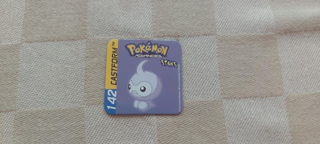 magneet speelgoed pokemon Castform panini staks 2003, Ophalen of Verzenden, Nieuw, Overige merken
