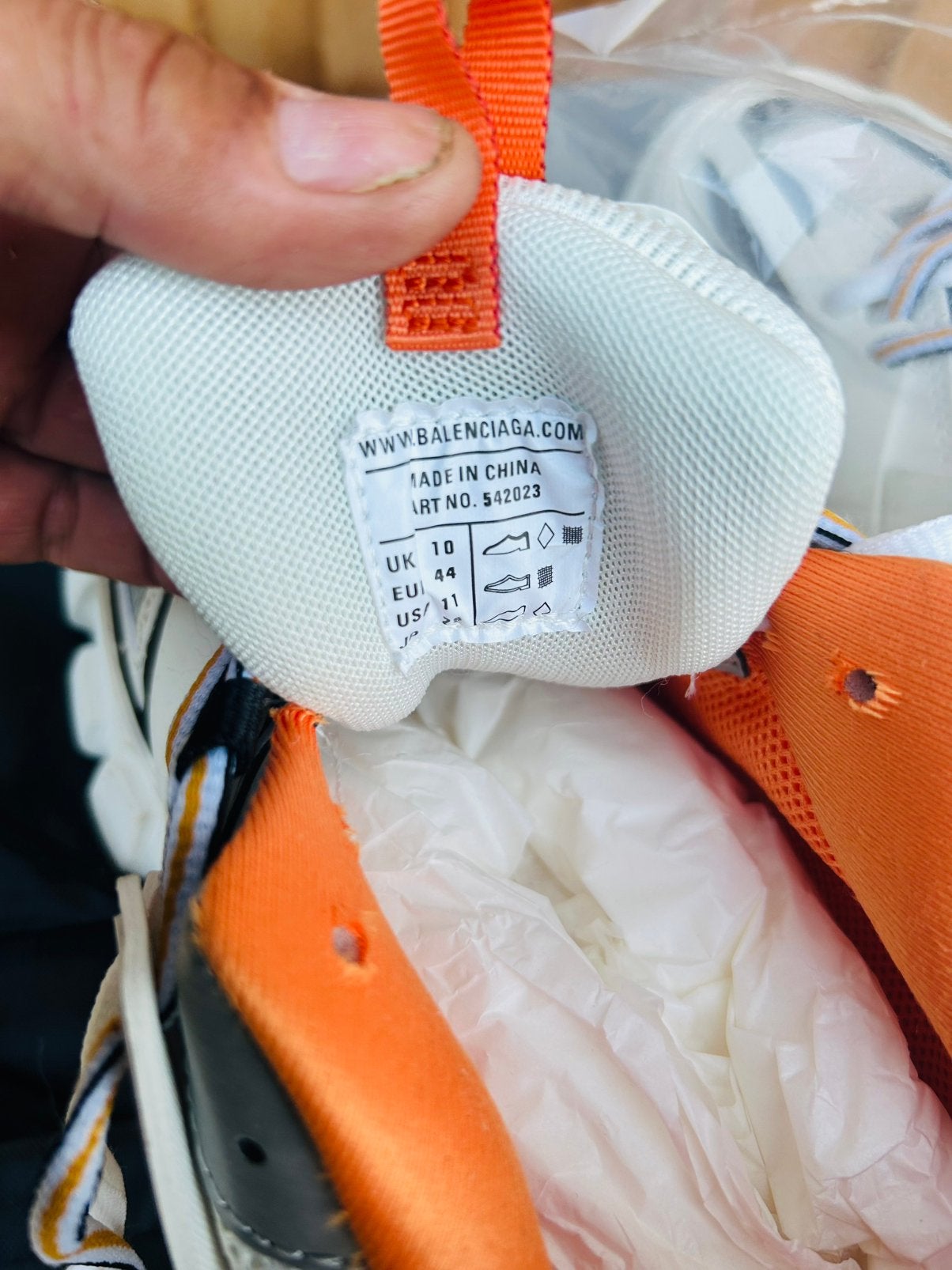 Balenciaga Maat 44, Ophalen, Nieuw, Wit, Sportschoenen