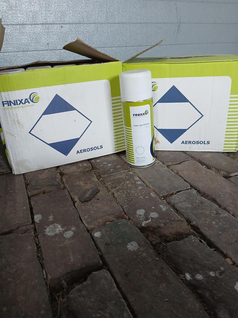 24x Finixa Fade Out Thinner 400ml Spuitbus - Nieuw, Ophalen of Verzenden, Nieuw