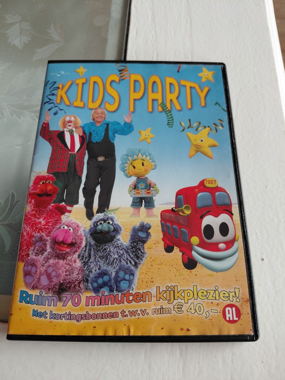 Kids Party dvd o.a. Bassie en Adriaan + korting folder., Verzamelbox, Alle leeftijden, Ophalen of Verzenden, Zo goed als nieuw