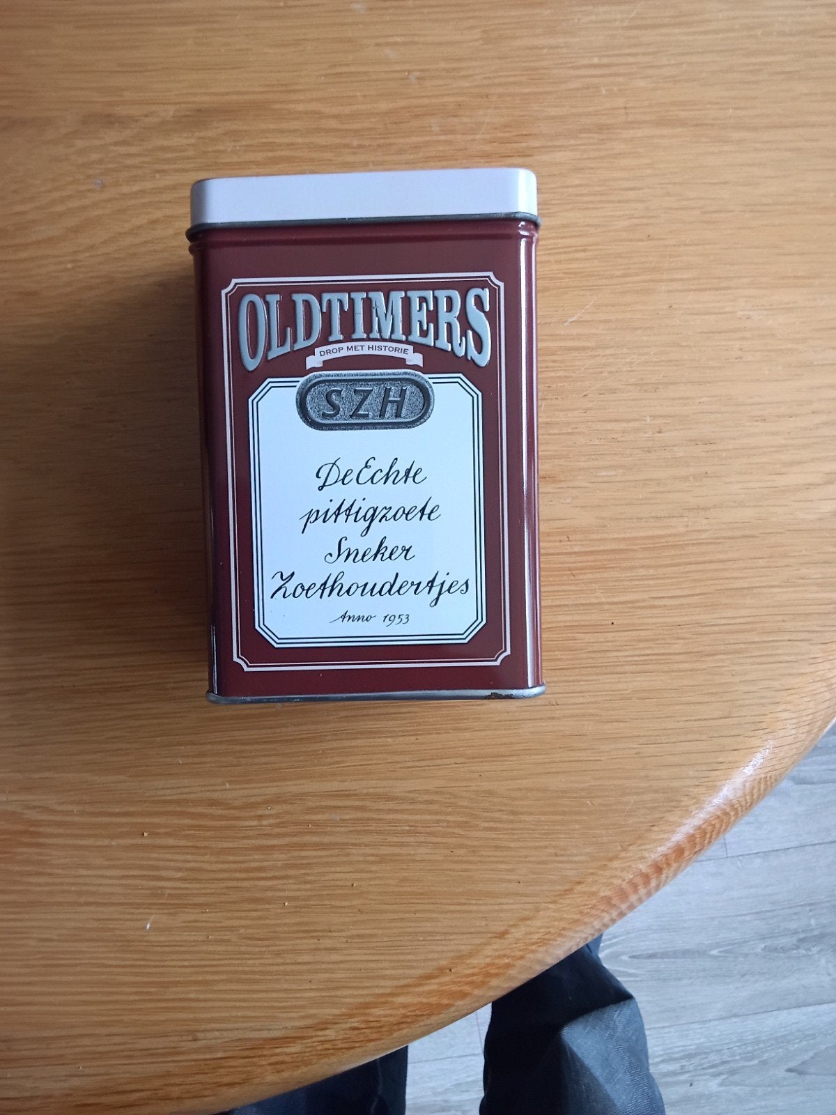 Oldtimers Sneker Zoethoudertjes blik, Verzamelen, Ophalen of Verzenden