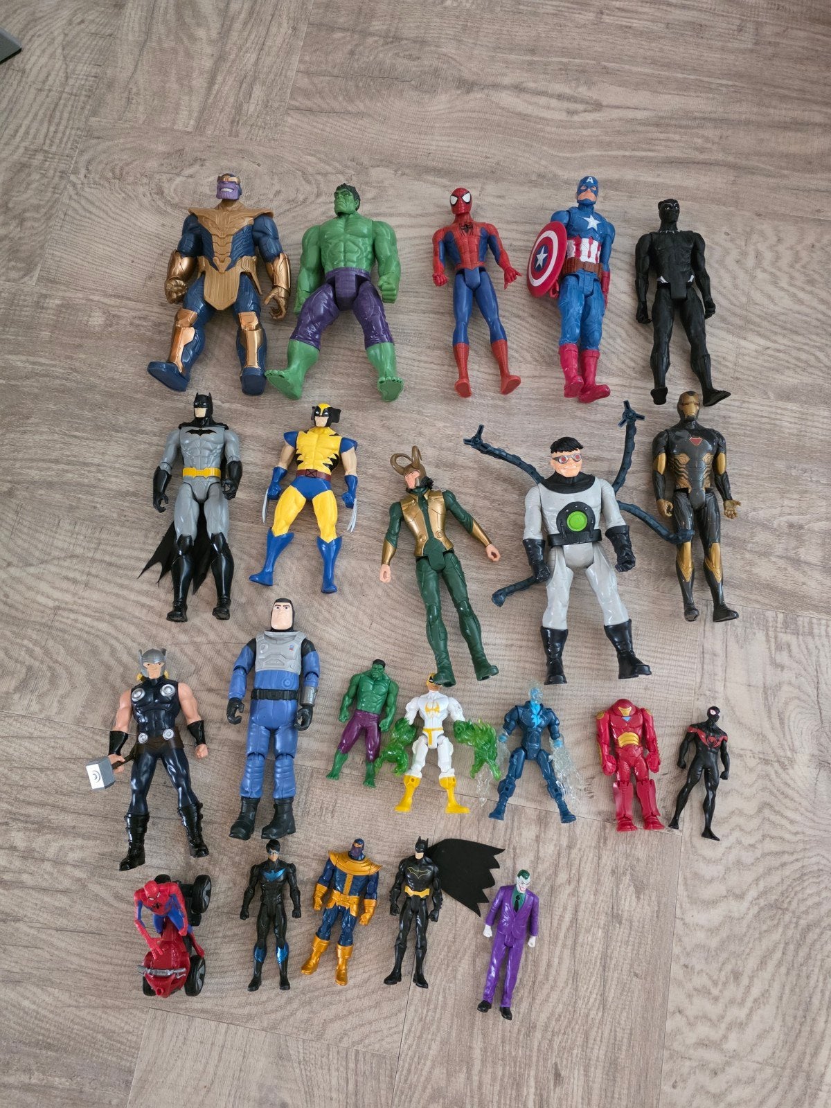 Grote collectie Marvel en DC actiefiguren, Ophalen of Verzenden, Gebruikt