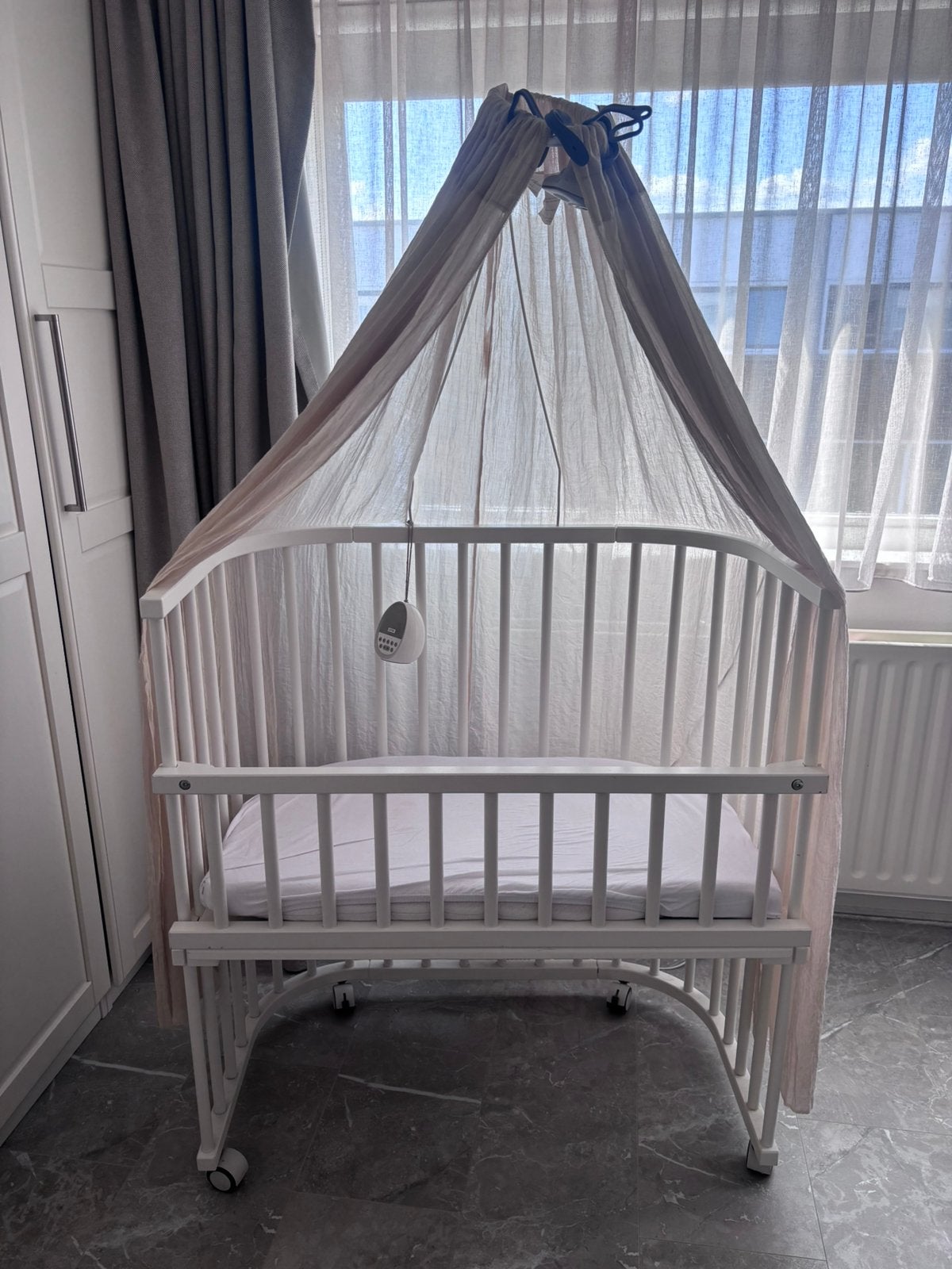 Babybay co-sleeper wit, Kinderen en Baby's, Ophalen, Zo goed als nieuw, Wieg