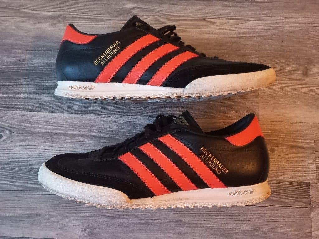 Gave sneakers Adidas Beckenbauer Allround zwart/oranje, Zwart, Ophalen of Verzenden, Adidas, Sneakers of Gympen