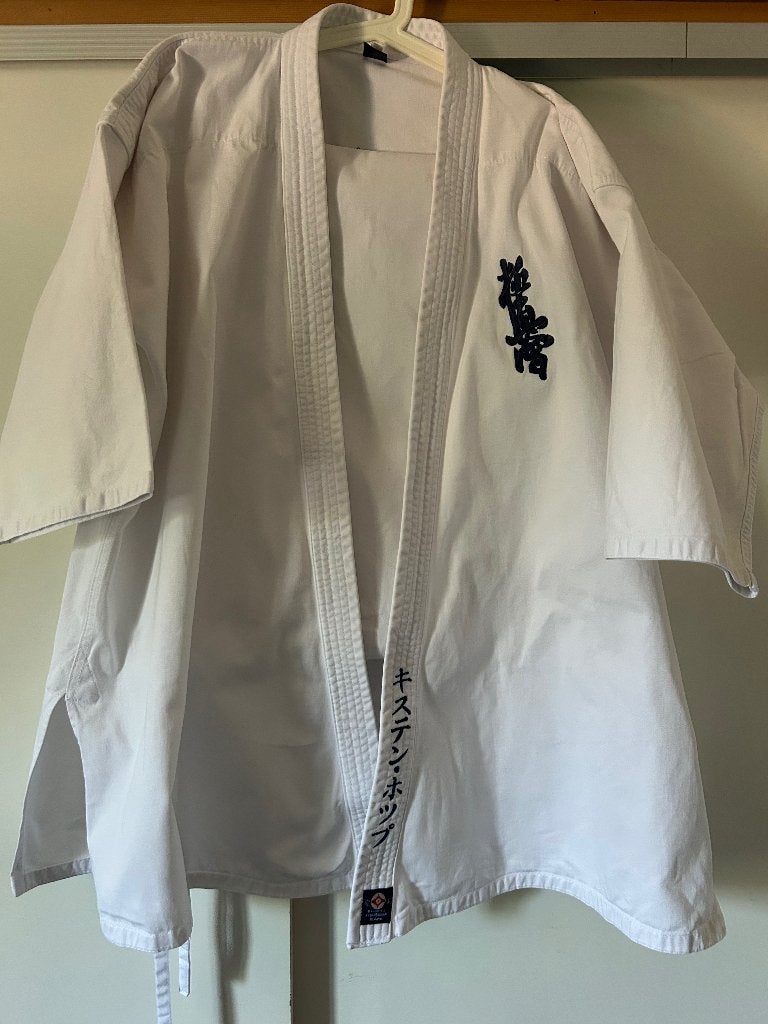 Karatepak Kyokushin, Sport en Fitness, Vechtsporten en Zelfverdediging, Overige, Maat XL, Vechtsportpak, Ophalen of Verzenden