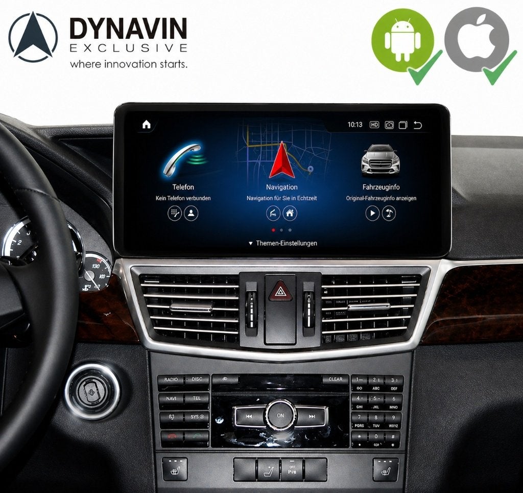 mercedes e klasse navigatie carkit android 16 apple carplay, Ophalen of Verzenden, Dynavin, Verkoop@inbouwnavigatie.com, Oberonweg 262 3208pg