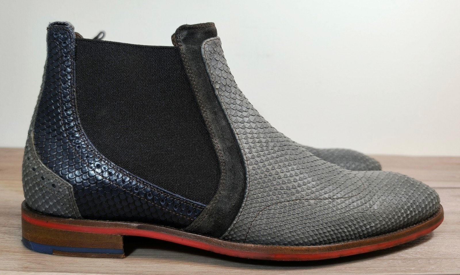 Floris van Bommel halfhoge herenschoenen maat 9 / 43, Kleding | Heren, Schoenen, Ophalen, Overige kleuren, Boots, Floris van Bommel