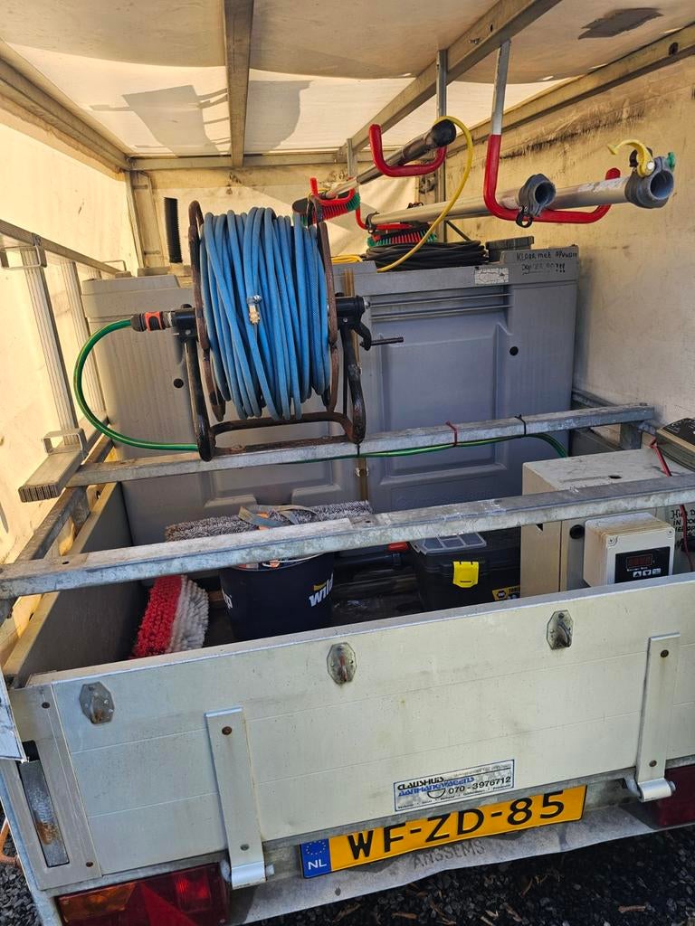 Complete tukkerpole telewash aanhanger 1000L met imperiaal, Auto diversen, Aanhangers en Bagagewagens, Ophalen, Gebruikt