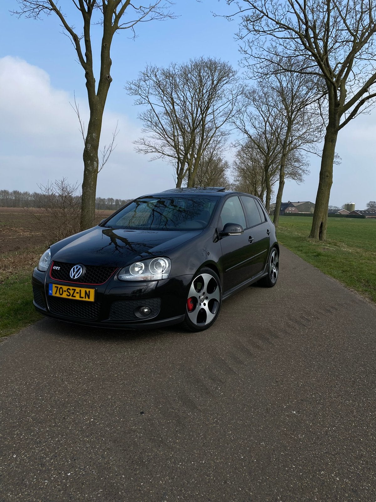 Orgineel NL Golf 5 GTI 2006 (BWA) . In erg nette staat, Zwart, 4 cilinders, Zwart, Handgeschakeld