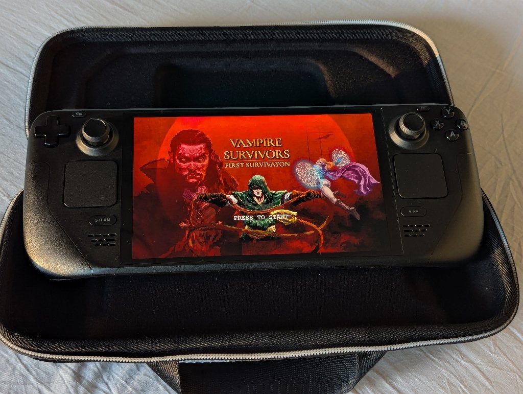Steam Deck OLED 512GB with Official Case & Charger, Ophalen, Valve, Zo goed als nieuw