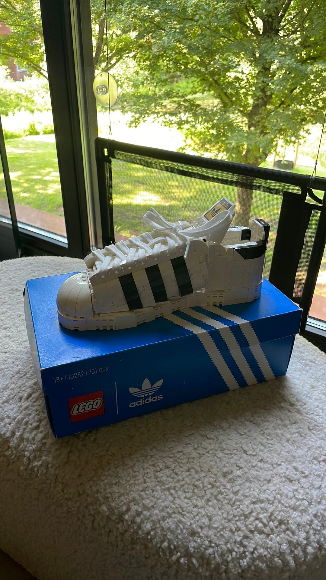 Lego x adidas set helemaal compleet incl. boekje, Lego, Compleet, Ophalen of Verzenden, Zo goed als nieuw