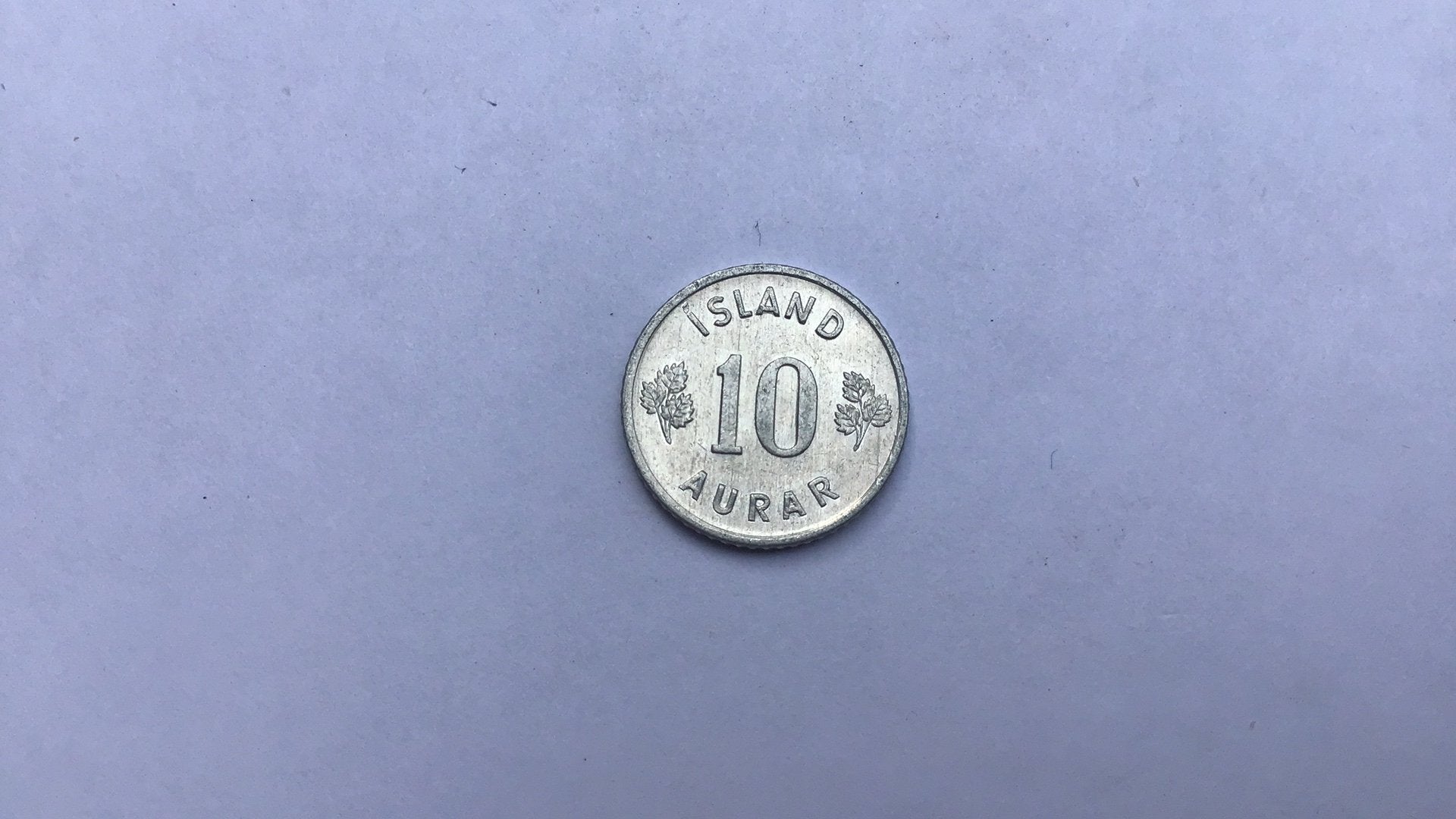 IJsland 10 aurar 1974., Ophalen of Verzenden