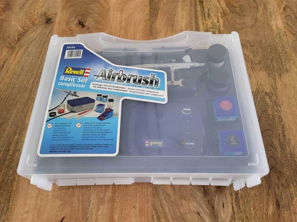 Revell Airbrush Basic Set met compressor, Ophalen of Verzenden, Groter dan 1:32, Auto, Revell