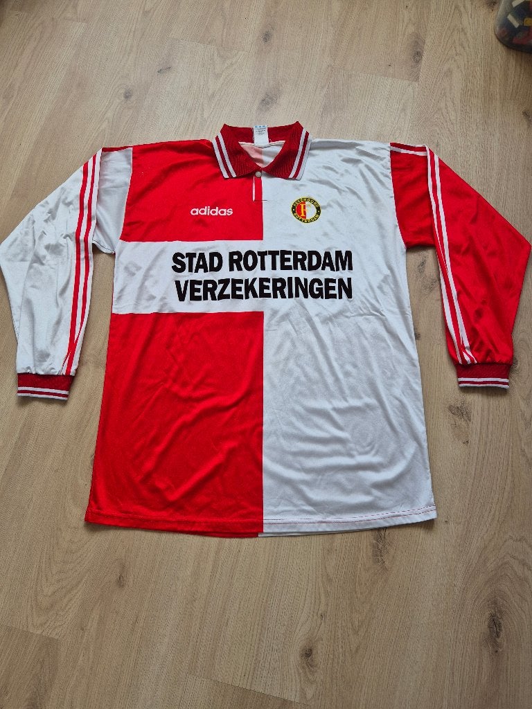 Feyenoord MATCHWORN shirt adidas 1994 1995, Ophalen of Verzenden, Zo goed als nieuw, Feyenoord, Shirt