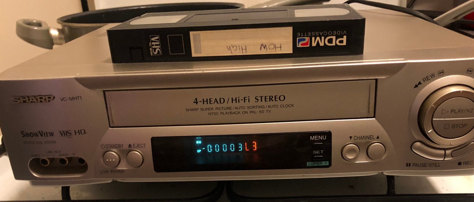 Vintage sharp video recorder in goede staat 35 euro, Ophalen, Gebruikt, VHS-speler of -recorder