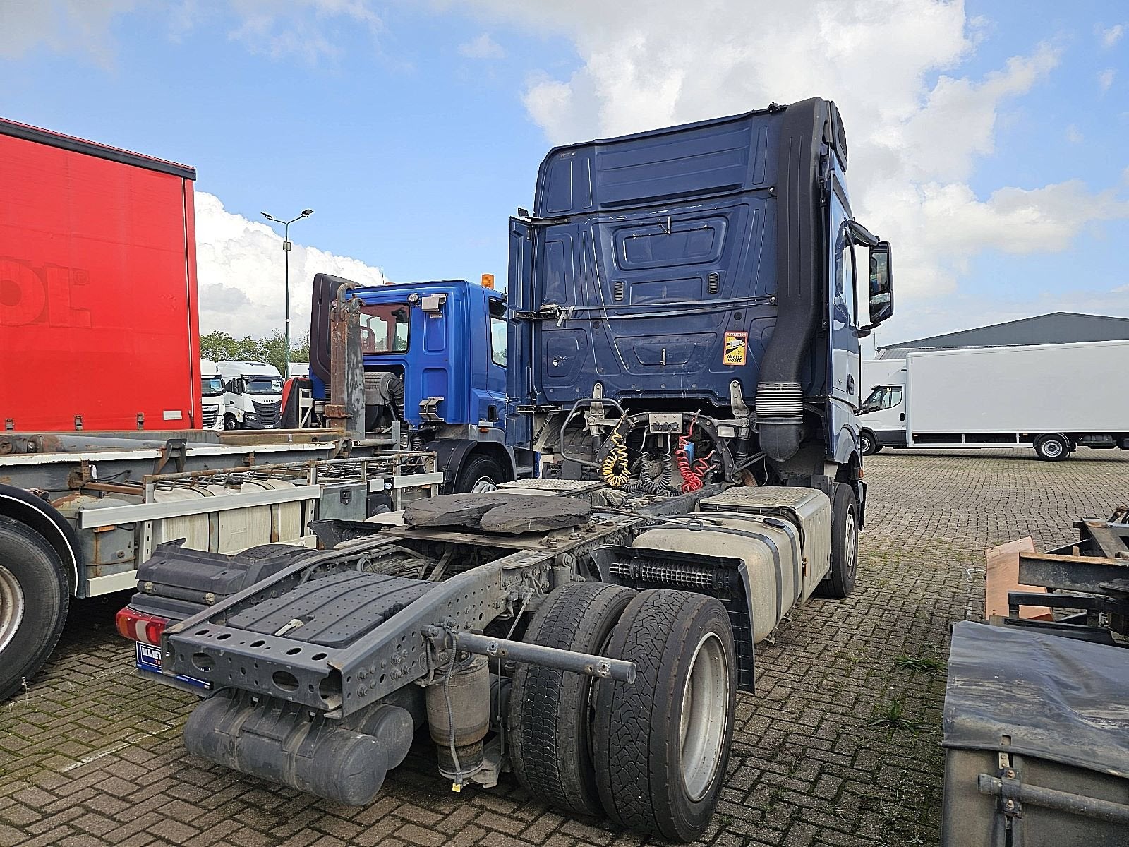 MERCEDES-BENZ ACTROS 1840 gearbox broken, Automaat, Euro 6, 394 pk, Blauw