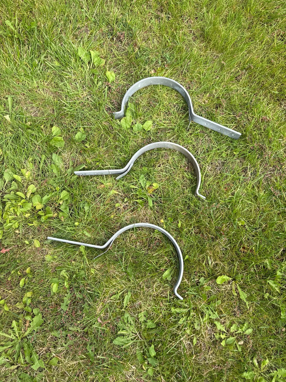 Metalen beugels voor dakgoot - 3 stuks, Ophalen of Verzenden, Gebruikt, Overige typen