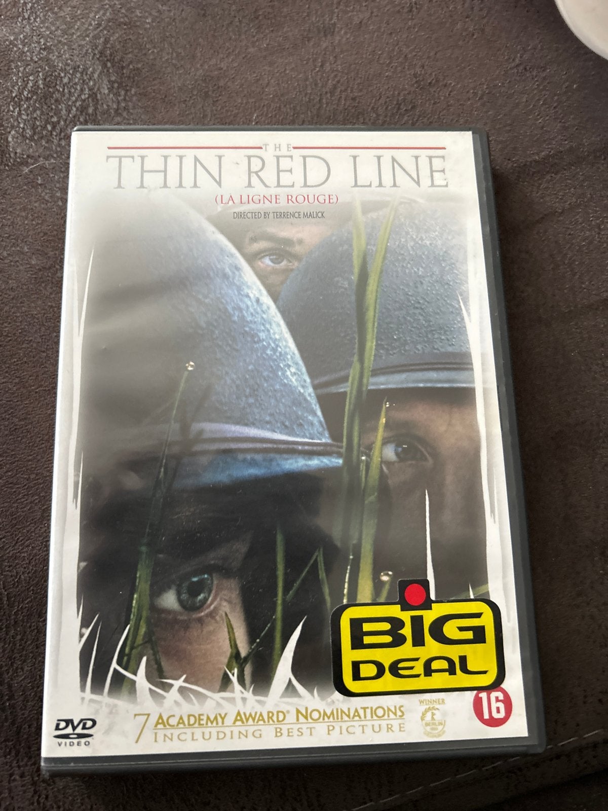 The Thin Red Line (La Ligne Rouge) DVD - Oorlogsfilm, Vanaf 16 jaar, Ophalen of Verzenden, Gebruikt, Oorlog