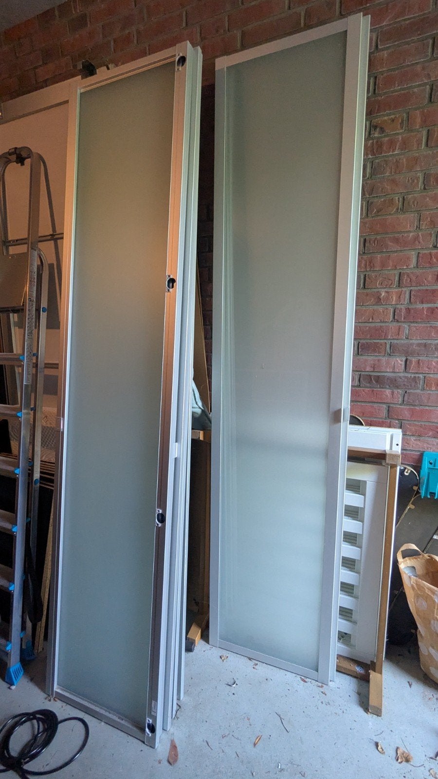 Free: 7 IKEA PAX closet doors (frosted glass), Gebruikt, 80 tot 100 cm, 215 cm of meer, Binnendeur