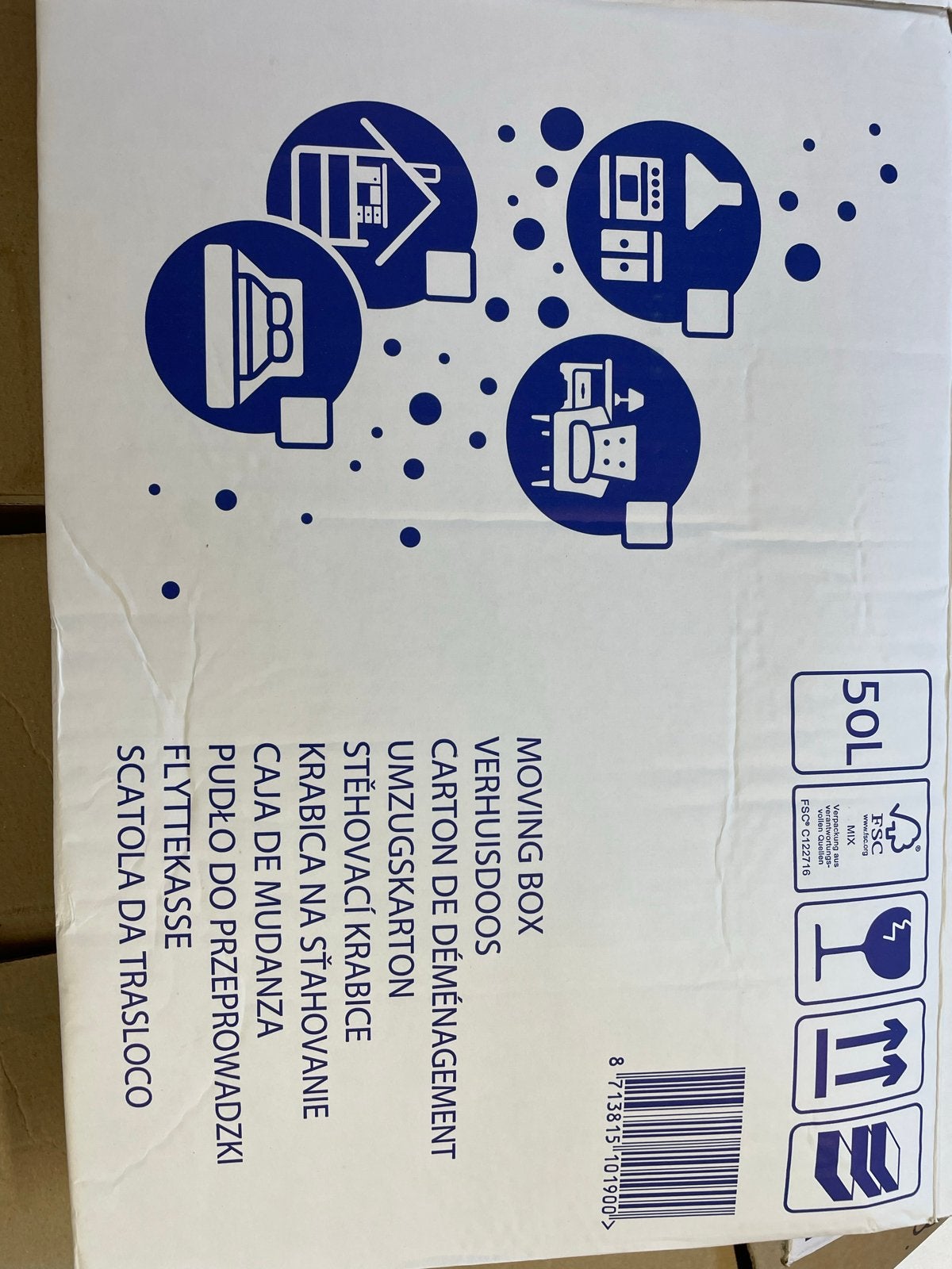 Verhuisdozen 20 stuks - gebruikt, Ophalen, 40 tot 60 cm, 50 tot 75 cm, 35 tot 50 cm