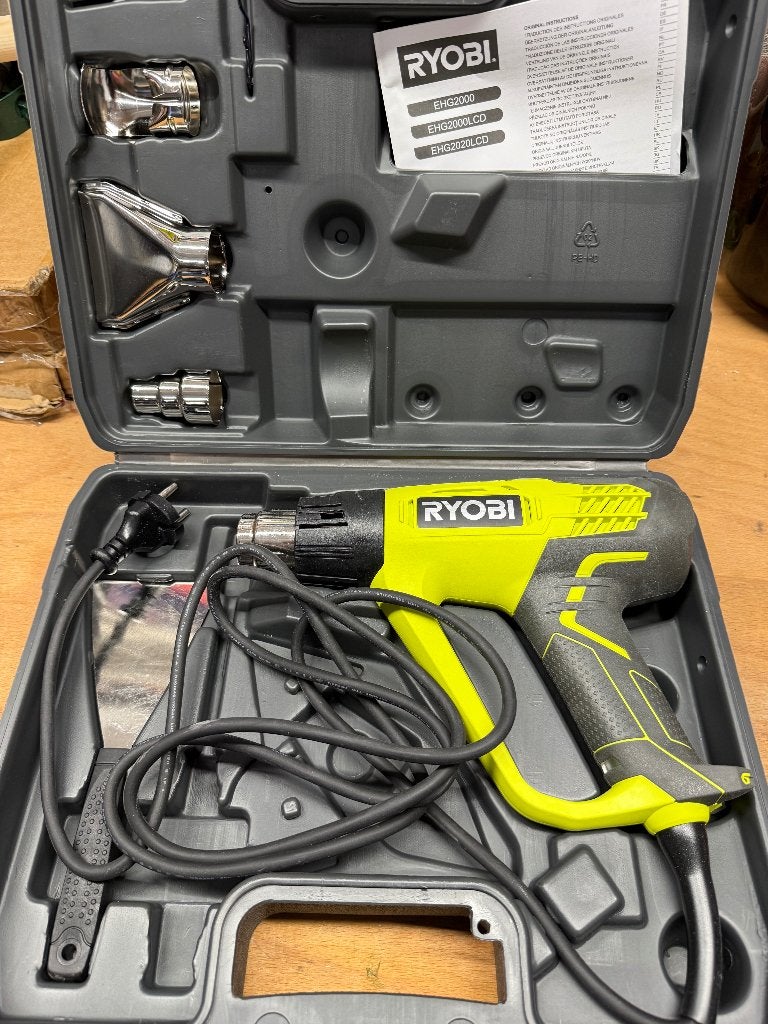 Heteluchtpistool Ryobi EHG2020L, Ophalen of Verzenden, Nieuw