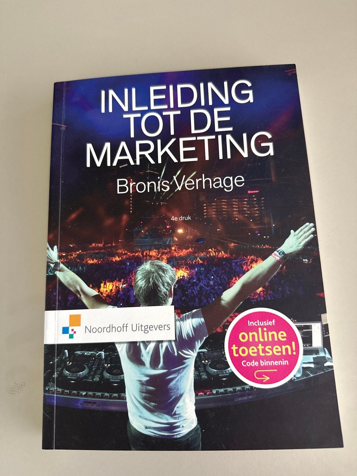 Inleiding tot de Marketing - Bronis Verhage (4e druk), Ophalen of Verzenden, Gamma, Zo goed als nieuw, HBO