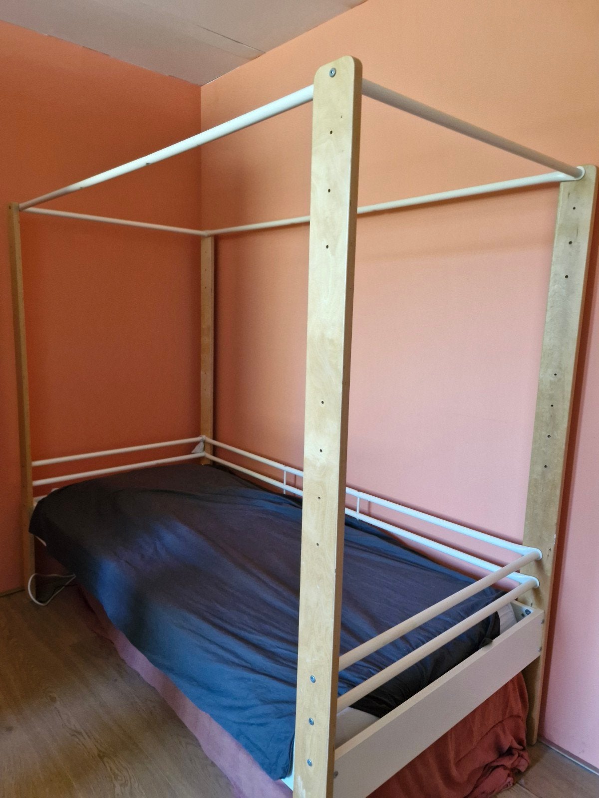 ikea 1 persoons bed Lo, Ophalen, Gebruikt, 90 cm, Eenpersoons