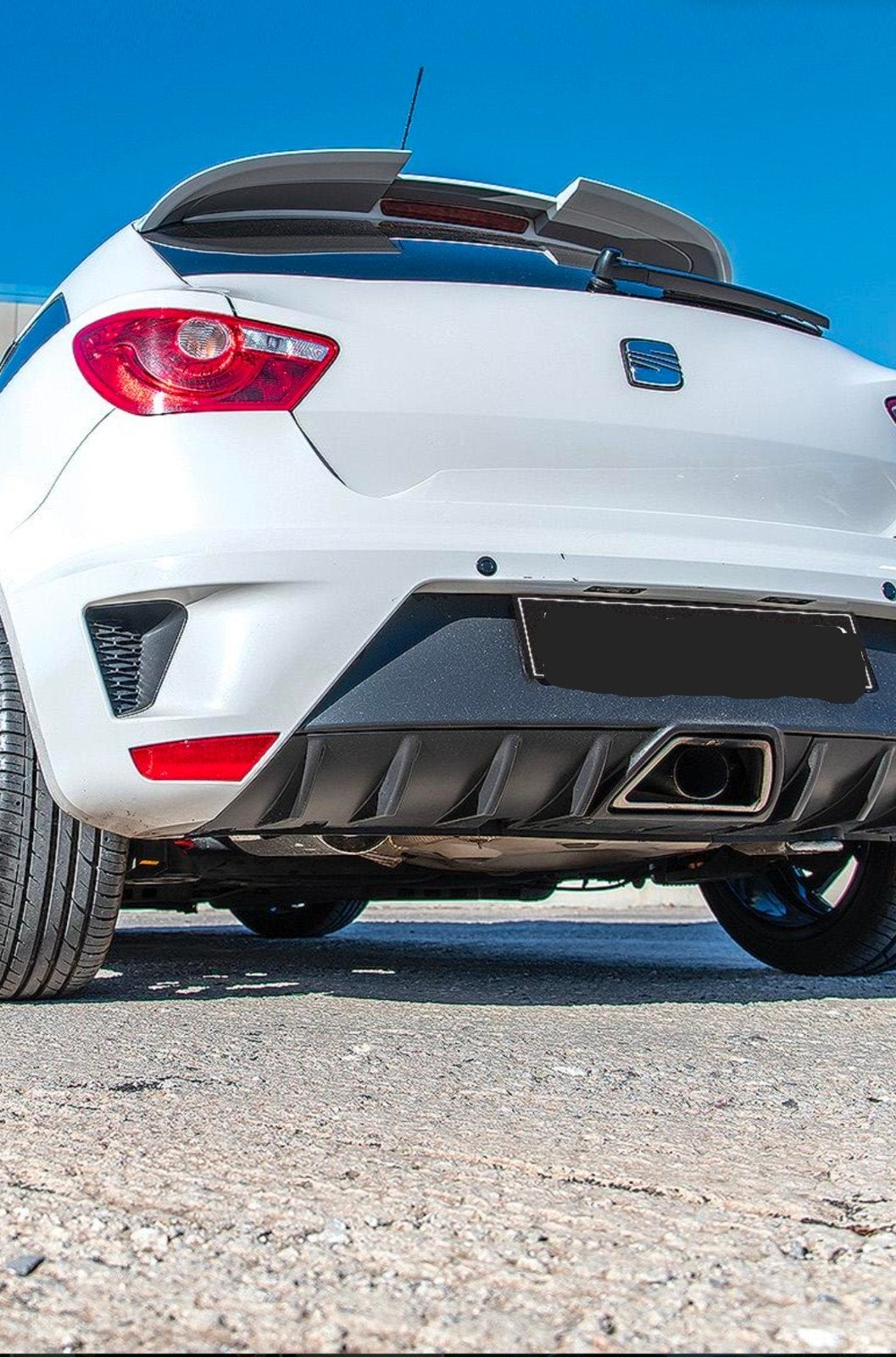 GEZOCHT Dak spoiler Seat Ibiza 6J 3 deurs zwart, Ophalen