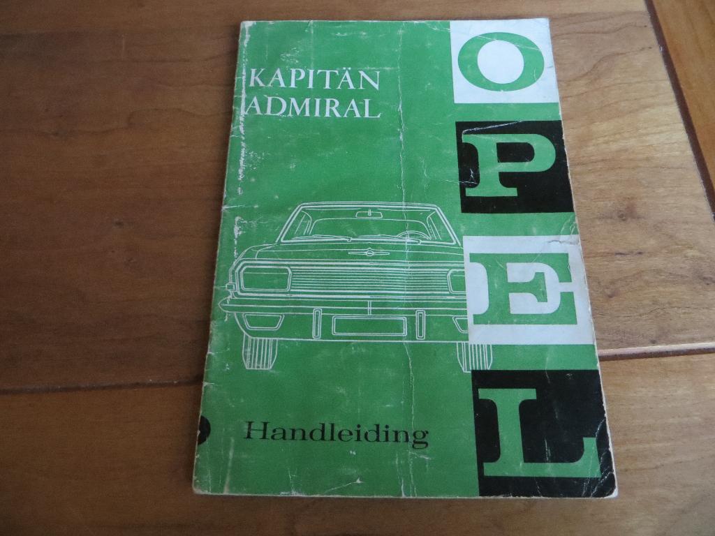 Instructieboek Opel Kapitan, Opel Admiral 1963, Ophalen of Verzenden