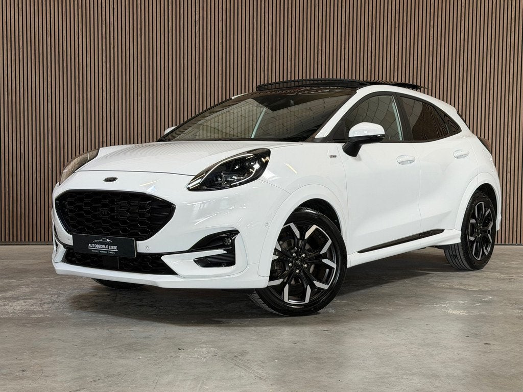 Ford Puma 1.0 EcoBoost Hybrid 155Pk ST-Line X |Pano|CarPlay, Auto's, 12 maanden, Euro 6, Leder en Stof, Origineel Nederlands