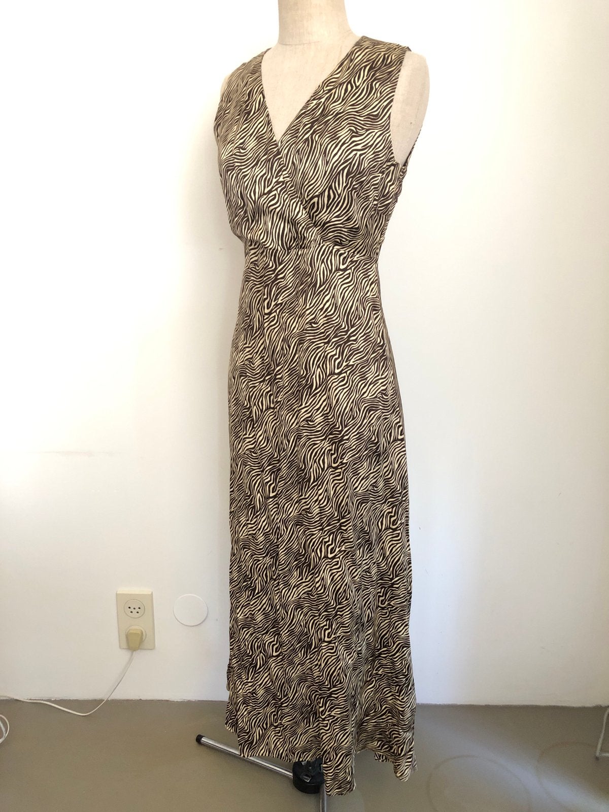 Kaos maxi dress zijdeviscose S - new, Zwart, Nieuw, Ophalen of Verzenden, Maat 36 (S)