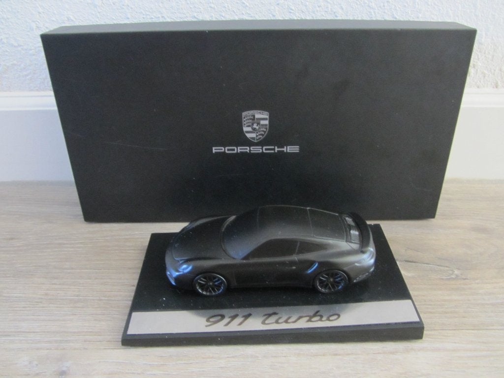 Porsche 911 991.2 Turbo Presse Papier, Paperweight op sokkel, Ophalen of Verzenden, Nieuw, Auto, Overige merken