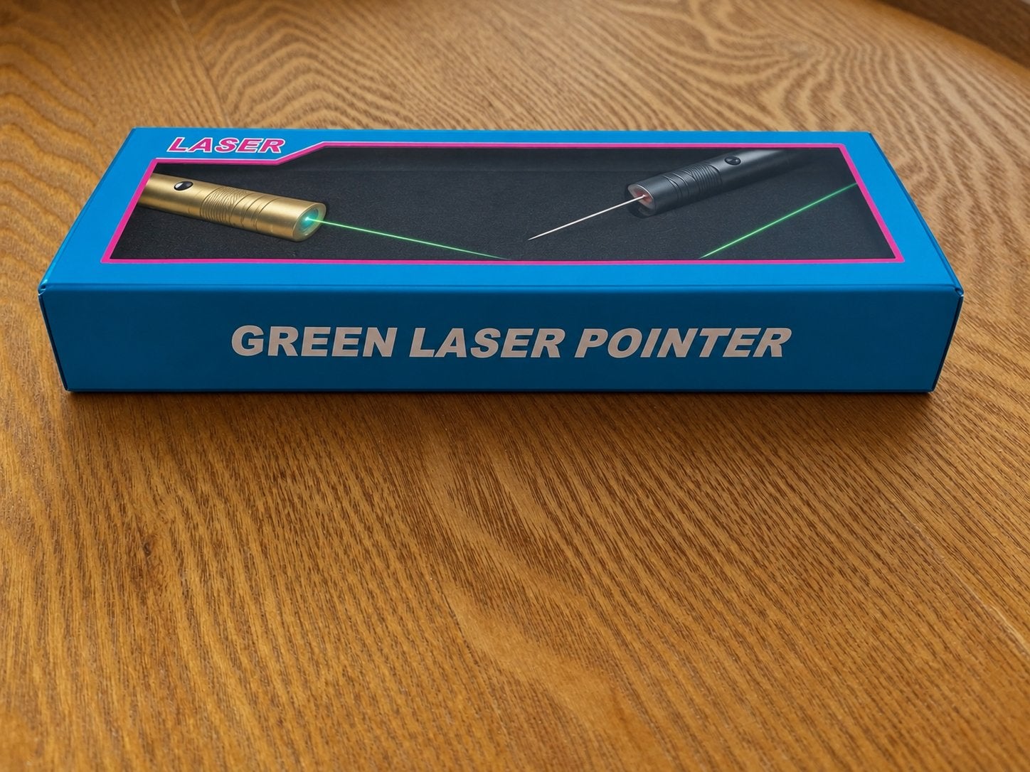 Laserpen met 5 Opzetstukken, Ophalen of Verzenden, Zo goed als nieuw