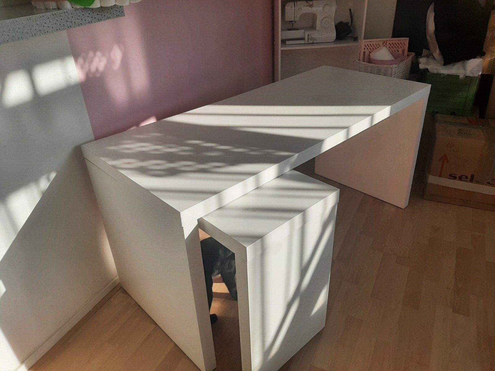 Bureau met gebruiksporen, Huis en Inrichting, Bureaus, Ophalen, Gebruikt