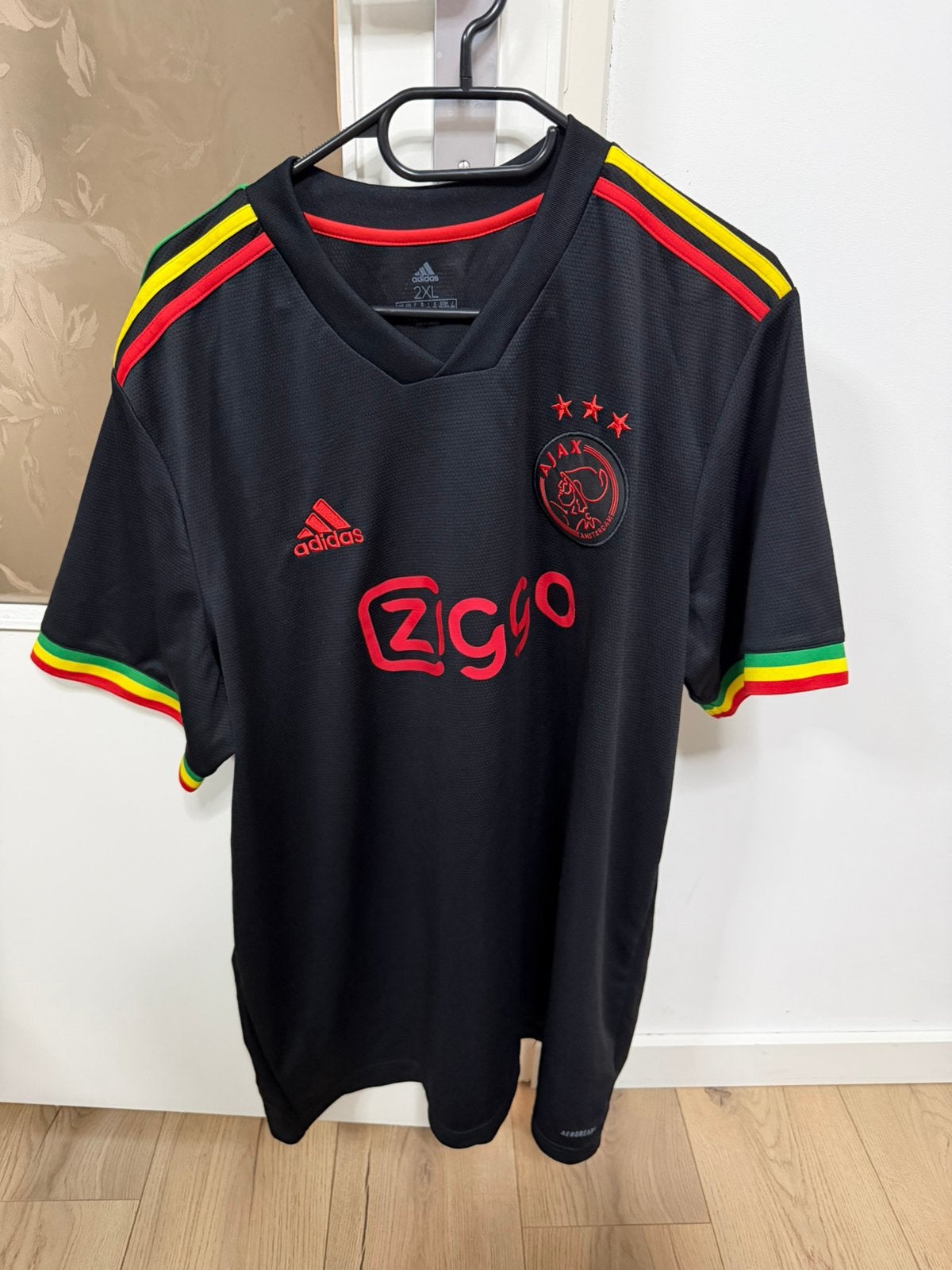 Ajax Bob Marley 20/21 shirt XXL, Kleding | Heren, Ophalen of Verzenden, Zo goed als nieuw, Overige maten, Rood