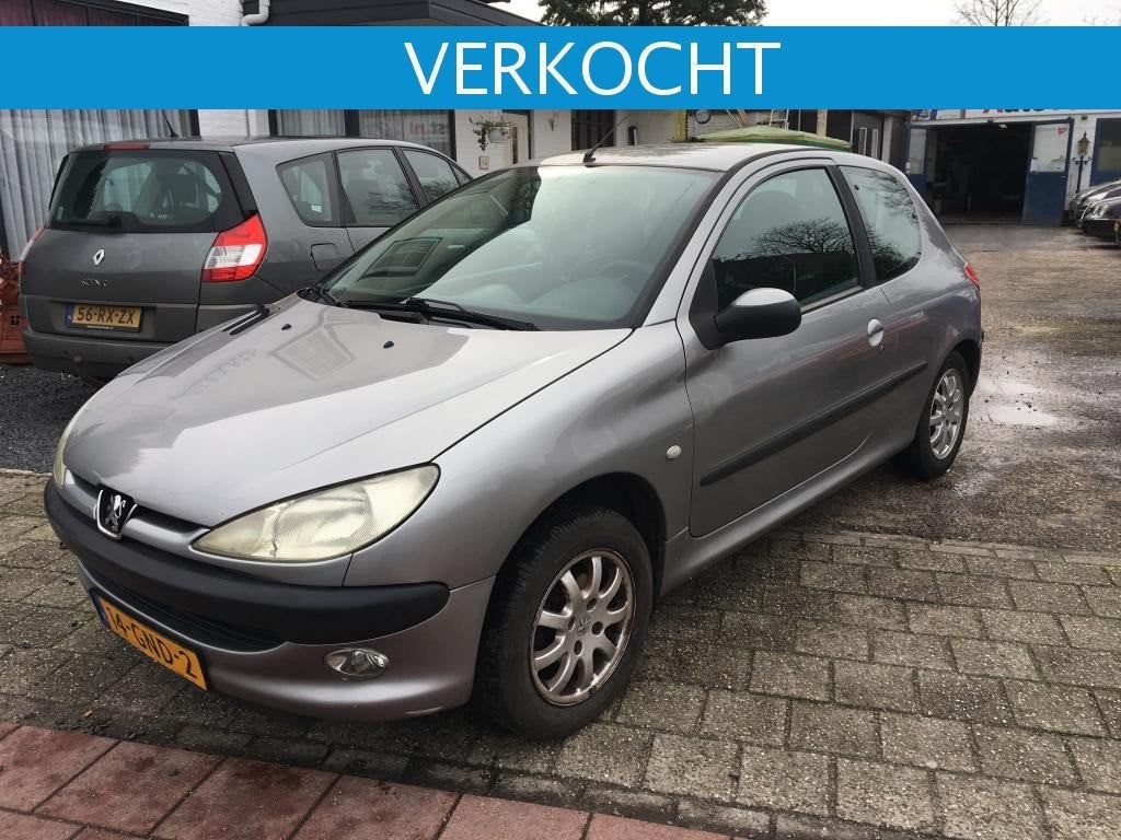 Peugeot 206 206; 1.1 3DRS, Stof, Gebruikt, Zwart, 4 cilinders