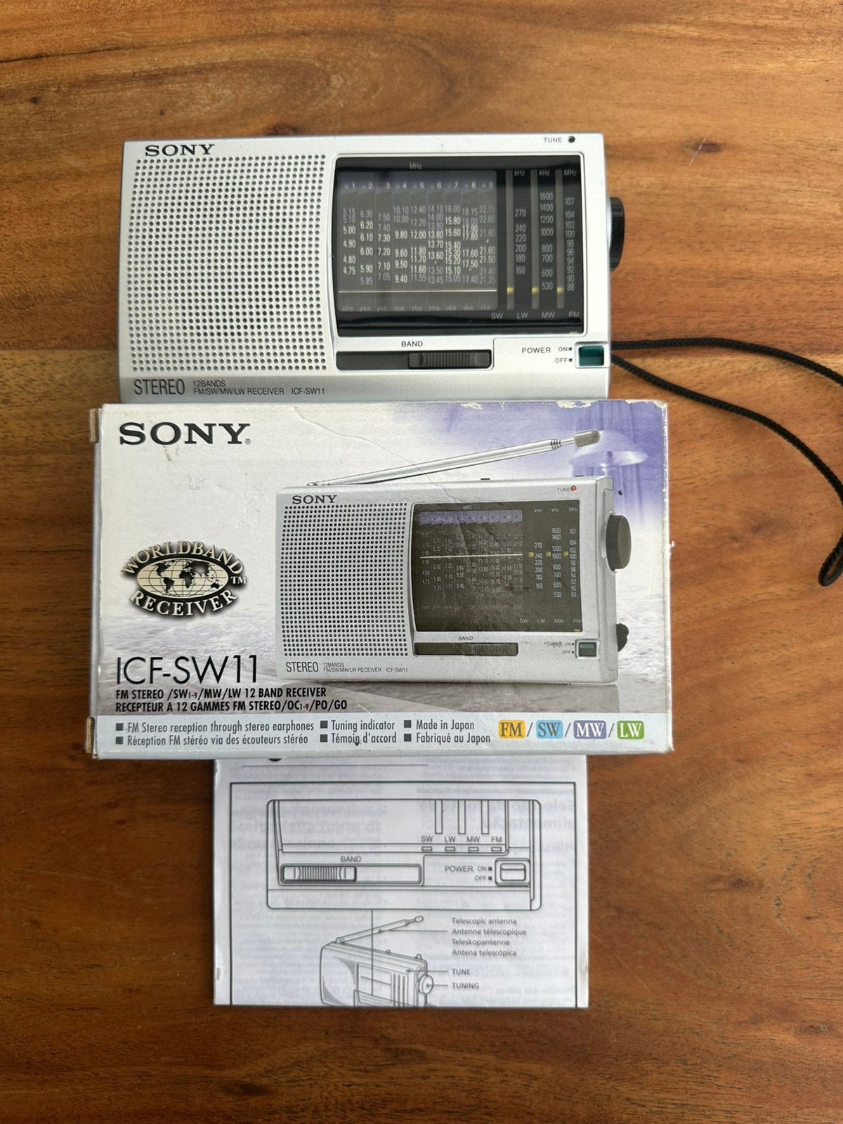 Sony icf-sw11 wereld ontvanger, Audio, Tv en Foto, Ophalen, Zo goed als nieuw, Wereldontvanger