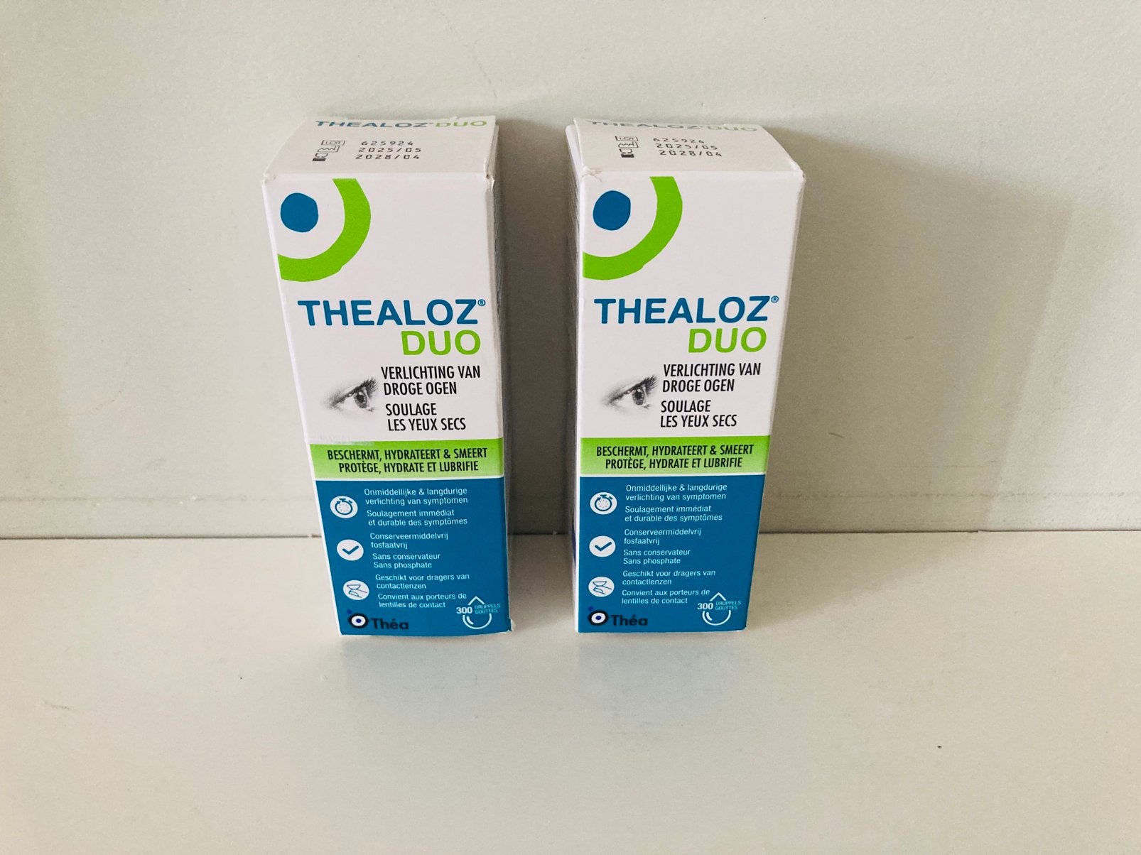 2 x Thealoz Duo oogdruppels verlichting droge ogen * Nieuw *, Ophalen of Verzenden, Nieuw, Ogen, Verzorging