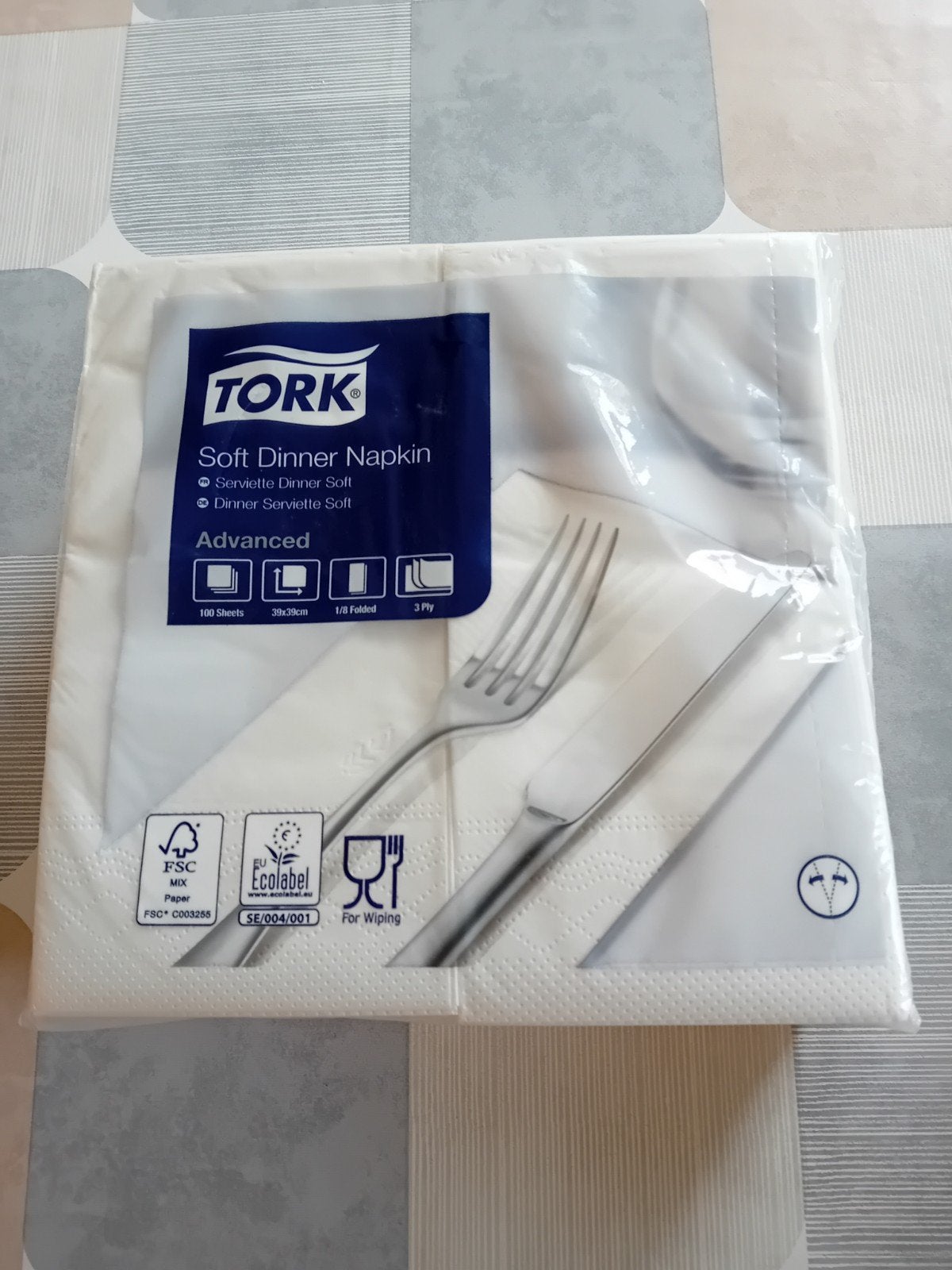 2 pakken Tork Soft Dinner Servetten 200 stuks, Ophalen, Overige typen, Nieuw, Papier/karton