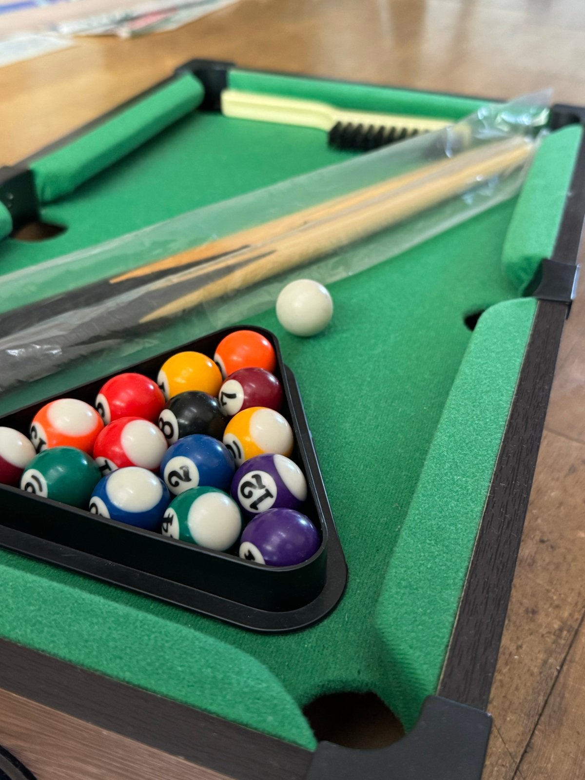 Pooltafelspel, Sport en Fitness, Biljarten en Poolen, Ophalen, Zo goed als nieuw, Keu of Ballen