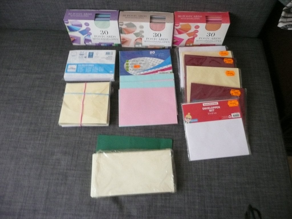 heel veel Enveloppen, Ophalen of Verzenden, Nieuw, Kerst, Overige typen