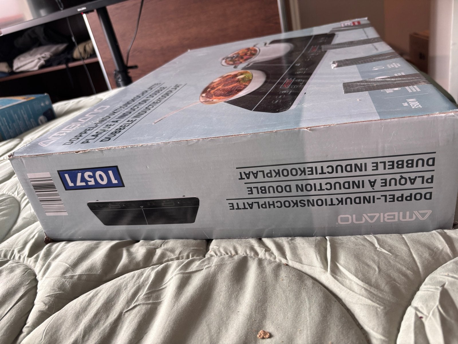 Dubbele Inductiekookplaat - Nieuw in doos, Witgoed en Apparatuur, Kookplaten, Nieuw, 3 kookzones of minder, Ophalen of Verzenden