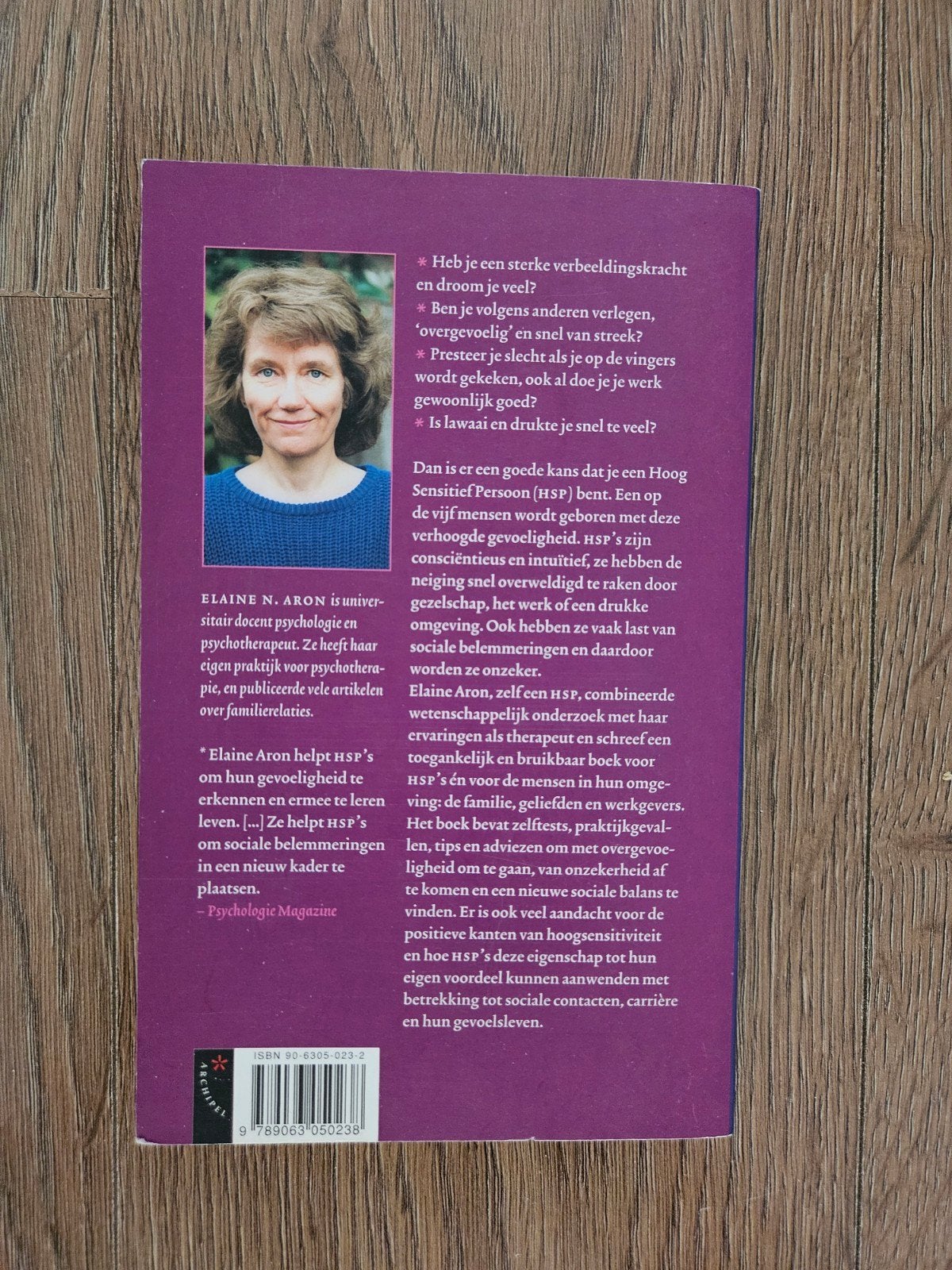 Hoog Sensitieve Personen (HSP) - Elaine N. Aron, Ophalen of Verzenden, Gelezen, Klinische psychologie, Elaine N. Aron