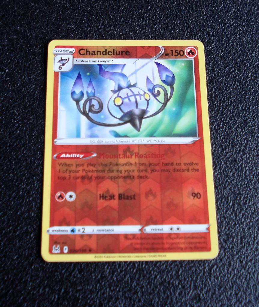 Chandelure 026/196 - Lost Origin, Ophalen of Verzenden, Zo goed als nieuw, Losse kaart