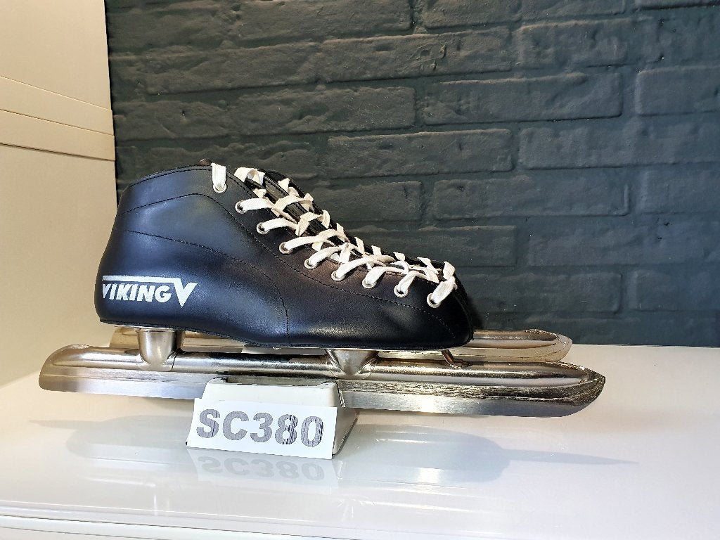 Viking Junior Tournoren Lage Laag Noren Leder Zwart Maat 39, Viking, Verzenden, Nieuw, Noren