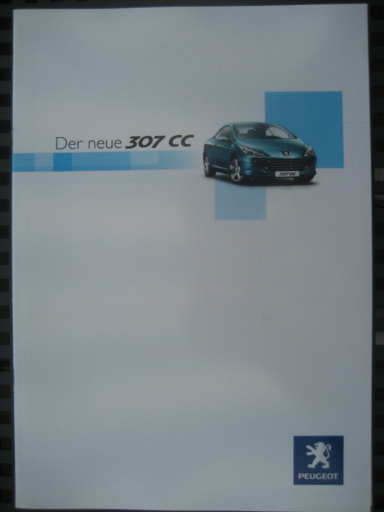Der neue Peugeot 307 CC (okt. 2005), Ophalen of Verzenden, Nieuw, Peugeot