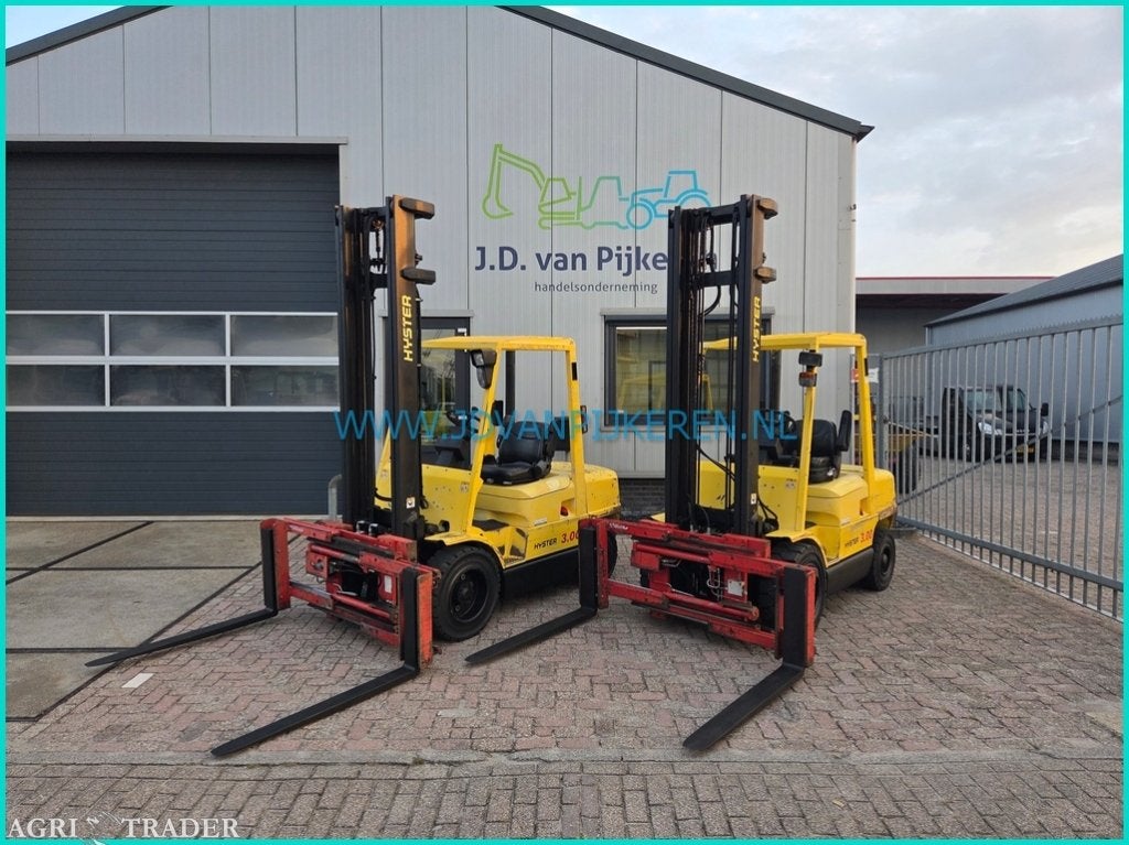 Hyster H3.00XM Perkins diesel+sideshift+vorkenspreider, Hyster, Diesel, Heftruck, Ophalen of Verzenden