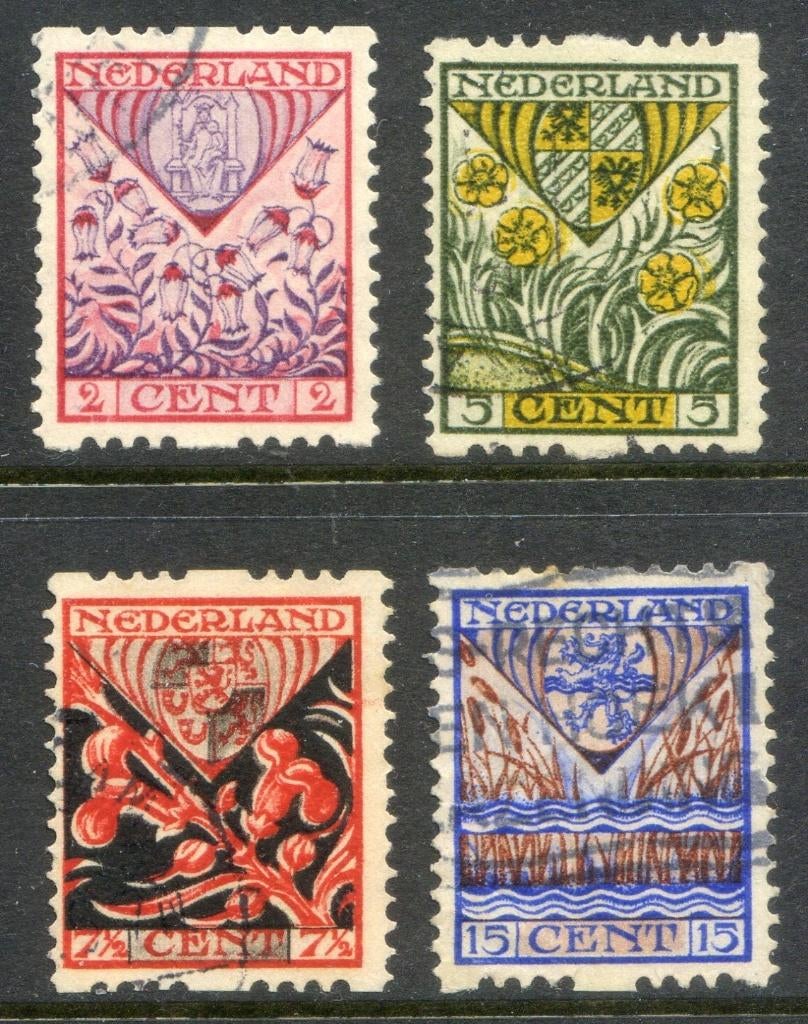 Roltanding 78-81, Postzegels en Munten, Postzegels | Nederland, Ophalen of Verzenden, Gestempeld