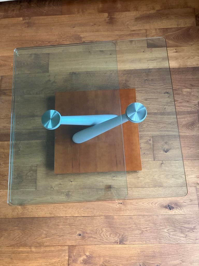 Naos Salontafel Coffee Break 90x90 Draaibaar, Ophalen, Gebruikt, Vierkant, 50 tot 100 cm